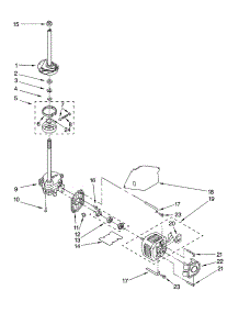Brake, Clutch, Gearcase, Motor And Pump Parts parts for Kenmore Washer 110.29442800 (11029442800, 110 29442800) from AppliancePartsPros.com