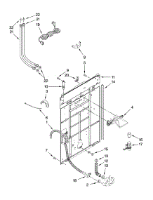 Rear Panel Parts parts for Kenmore Washer 110.29442801 (11029442801, 110 29442801) from AppliancePartsPros.com