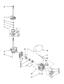Brake, Clutch, Gearcase, Motor And Pump Parts parts for Kenmore Washer 110.29682800 (11029682800, 110 29682800) from AppliancePartsPros.com