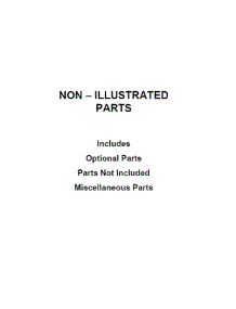 Optional Parts (Not Included) parts for Kenmore Washer 110.31312020 (11031312020, 110 31312020) from AppliancePartsPros.com