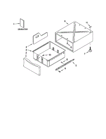 Pedestal parts for Kenmore Washer 110.42822201 (11042822201, 110 42822201) from AppliancePartsPros.com