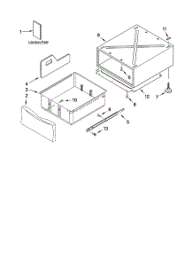 Pedestal Parts (Not Included) parts for Kenmore Washer 110.42926202 (11042926202, 110 42926202) from AppliancePartsPros.com