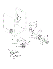 Pump And Motor Parts, Optional Parts (Not Included) parts for Kenmore Washer 110.45962400 (11045962400, 110 45962400) from AppliancePartsPros.com