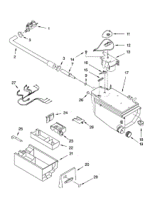 Dispenser Parts parts for Kenmore Washer 110.45976403 (11045976403, 110 45976403) from AppliancePartsPros.com