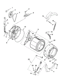 Tub And Basket Parts, Optional Parts (Not Included) parts for Kenmore Washer 110.46472501 (11046472501, 110 46472501) from AppliancePartsPros.com