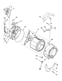 Tub And Basket Parts, Optional Parts (Not Included) parts for Kenmore Washer 110.47512605 (11047512605, 110 47512605) from AppliancePartsPros.com