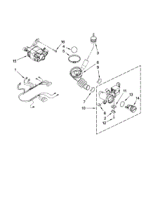 Pump And Motor Parts parts for Kenmore Washer 110.47531700 (11047531700, 110 47531700) from AppliancePartsPros.com
