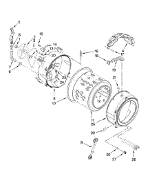 Tub And Basket Parts parts for Kenmore Washer 110.47761801 (11047761801, 110 47761801) from AppliancePartsPros.com