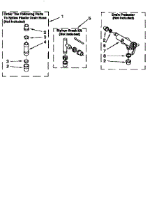 Water System parts for Kenmore Washer 110.48722790 (11048722790, 110 48722790) from AppliancePartsPros.com