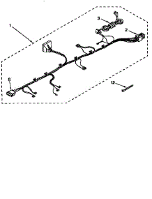 Wiring Harness parts for Kenmore Washer 110.48724790 (11048724790, 110 48724790) from AppliancePartsPros.com