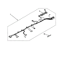 Wiring Harness parts for Kenmore Washer 110.49182990 (11049182990, 110 49182990) from AppliancePartsPros.com