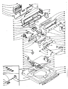 Top And Console Assembly parts for Kenmore Washer 110.5805952 (1105805952, 110 5805952) from AppliancePartsPros.com