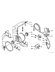 Motor - Mountings - Wiring parts for Kenmore Ironer 110.5806900 (1105806900, 110 5806900) from AppliancePartsPros.com