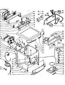 Machine Sub-Assembly parts for Kenmore Dryer 110.5807300 (1105807300, 110 5807300) from AppliancePartsPros.com