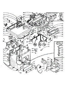 Machine Sub-Assembly parts for Kenmore Dryer 110.5807801 (1105807801, 110 5807801) from AppliancePartsPros.com