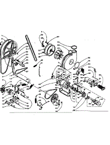 Machine Drive parts for Kenmore Washer Dryer Combo 110.5809702 (1105809702, 110 5809702) from AppliancePartsPros.com
