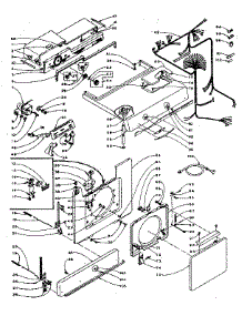 Top And Front parts for Kenmore Washer Dryer Combo 110.5809702 (1105809702, 110 5809702) from AppliancePartsPros.com
