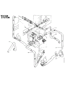 Water System parts for Kenmore Washer Dryer Combo 110.5809703 (1105809703, 110 5809703) from AppliancePartsPros.com