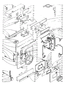 Top And Front parts for Kenmore Washer Dryer Combo 110.5809951 (1105809951, 110 5809951) from AppliancePartsPros.com