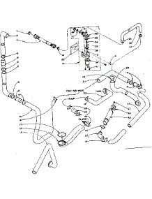 Water System parts for Kenmore Washer Dryer Combo 110.5810105 (1105810105, 110 5810105) from AppliancePartsPros.com