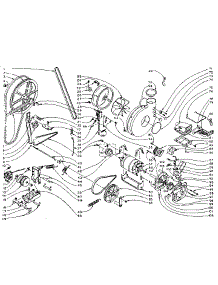 Machine Drive parts for Kenmore Washer Dryer Combo 110.5810106 (1105810106, 110 5810106) from AppliancePartsPros.com