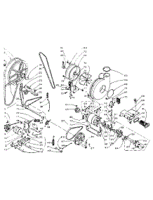 Machine Drive parts for Kenmore Washer Dryer Combo 110.5810502 (1105810502, 110 5810502) from AppliancePartsPros.com