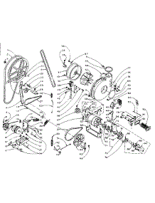 Machine Drive parts for Kenmore Washer Dryer Combo 110.5810801 (1105810801, 110 5810801) from AppliancePartsPros.com