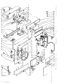 Top And Front parts for Kenmore Washer Dryer Combo 110.5810802 (1105810802, 110 5810802) from AppliancePartsPros.com