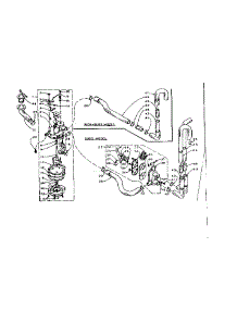 Water System parts for Kenmore Washer 110.5815102 (1105815102, 110 5815102) from AppliancePartsPros.com