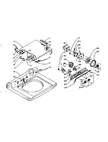 Machine Top Assembly parts for Kenmore Washer 110.5815603 (1105815603, 110 5815603) from AppliancePartsPros.com