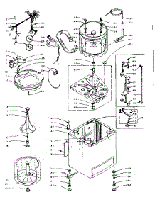 Machine Sub-Assembly parts for Kenmore Washer 110.5815750 (1105815750, 110 5815750) from AppliancePartsPros.com