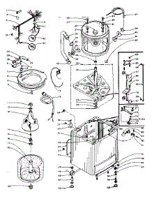 Machine Sub-Assembly parts for Kenmore Washer 110.5815802 (1105815802, 110 5815802) from AppliancePartsPros.com