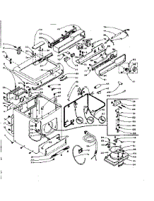 Machine Sub-Assembly parts for Kenmore Dryer 110.5817800 (1105817800, 110 5817800) from AppliancePartsPros.com