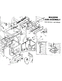 Machine Sub-Assembly parts for Kenmore Dryer 110.5817811 (1105817811, 110 5817811) from AppliancePartsPros.com