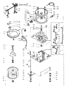 Machine Sub-Assembly parts for Kenmore Washer 110.5904501 (1105904501, 110 5904501) from AppliancePartsPros.com