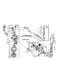 Water System parts for Kenmore Washer 110.5904650 (1105904650, 110 5904650) from AppliancePartsPros.com