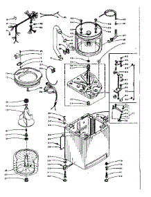 Machine Sub-Assembly parts for Kenmore Washer 110.5905713 (1105905713, 110 5905713) from AppliancePartsPros.com