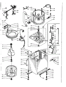 Machine Sub-Assembly parts for Kenmore Washer 110.5905800 (1105905800, 110 5905800) from AppliancePartsPros.com