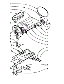 Dispenser Assembly parts for Kenmore Washer 110.5905950 (1105905950, 110 5905950) from AppliancePartsPros.com