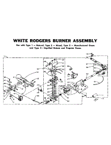 White Rodgers Burner Assembly parts for Kenmore Dryer 110.5907300 (1105907300, 110 5907300) from AppliancePartsPros.com