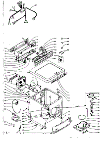 Machine Sub-Assembly parts for Kenmore Dryer 110.5907300 (1105907300, 110 5907300) from AppliancePartsPros.com