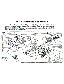 Dole Burner Assembly parts for Kenmore Dryer 110.5907730 (1105907730, 110 5907730) from AppliancePartsPros.com