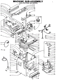 Machine Sub-Assembly parts for Kenmore Dryer 110.5907950 (1105907950, 110 5907950) from AppliancePartsPros.com