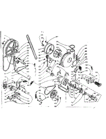 Machine Drive parts for Kenmore Washer Dryer Combo 110.5910950 (1105910950, 110 5910950) from AppliancePartsPros.com