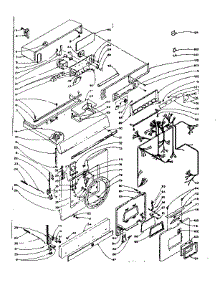 Top And Front parts for Kenmore Washer Dryer Combo 110.5910952 (1105910952, 110 5910952) from AppliancePartsPros.com