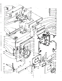 Top And Front parts for Kenmore Washer Dryer Combo 110.5910960 (1105910960, 110 5910960) from AppliancePartsPros.com
