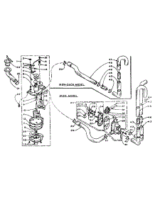 Water System parts for Kenmore Washer 110.5914550 (1105914550, 110 5914550) from AppliancePartsPros.com