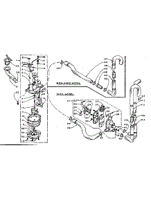 Water System parts for Kenmore Washer 110.5915602 (1105915602, 110 5915602) from AppliancePartsPros.com