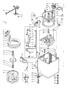 Machine Sub-Assembly parts for Kenmore Washer 110.6004200 (1106004200, 110 6004200) from AppliancePartsPros.com