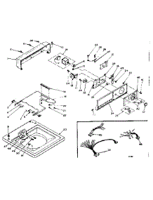 Top And Console Assembly parts for Kenmore Washer 110.6004431 (1106004431, 110 6004431) from AppliancePartsPros.com